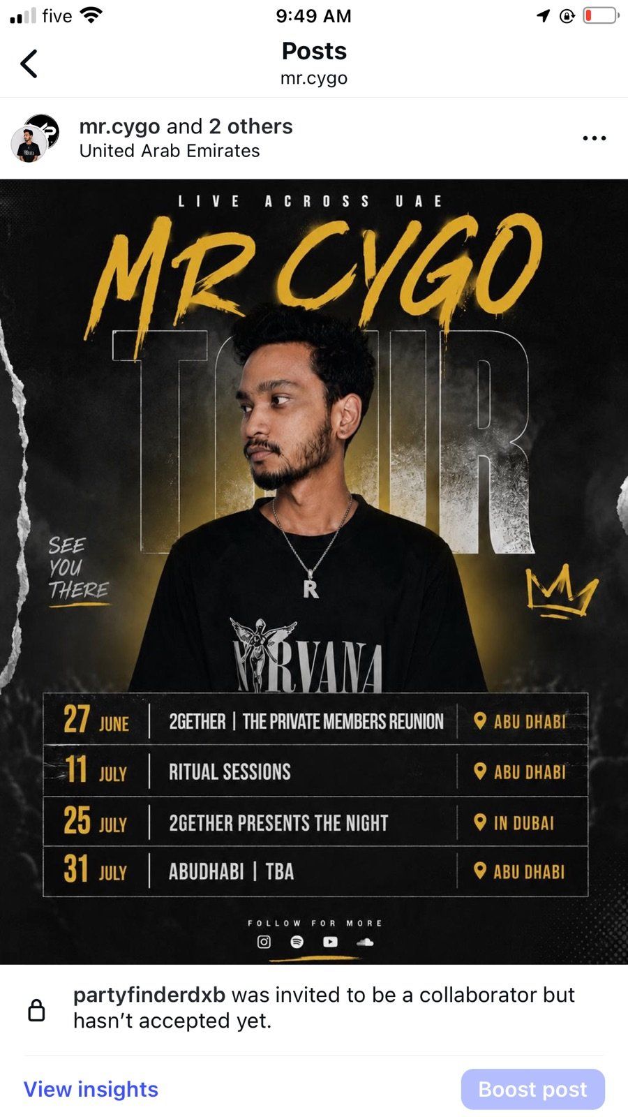 Mr Cygo event 1